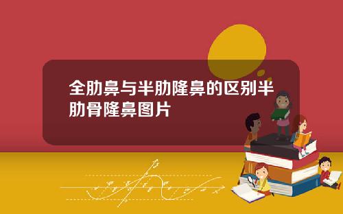 全肋鼻与半肋隆鼻的区别半肋骨隆鼻图片