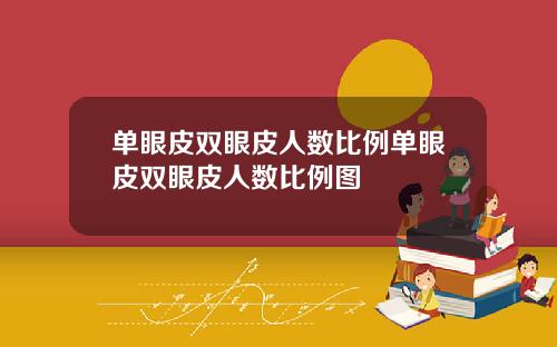 单眼皮双眼皮人数比例单眼皮双眼皮人数比例图