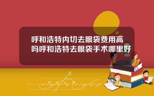 呼和浩特内切去眼袋费用高吗呼和浩特去眼袋手术哪里好