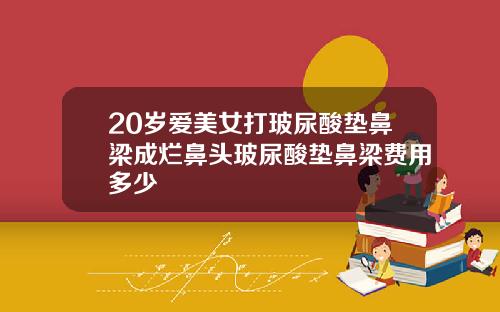 20岁爱美女打玻尿酸垫鼻梁成烂鼻头玻尿酸垫鼻梁费用多少